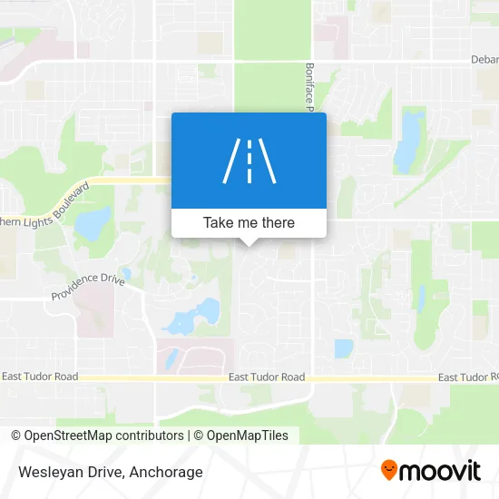 Wesleyan Drive map