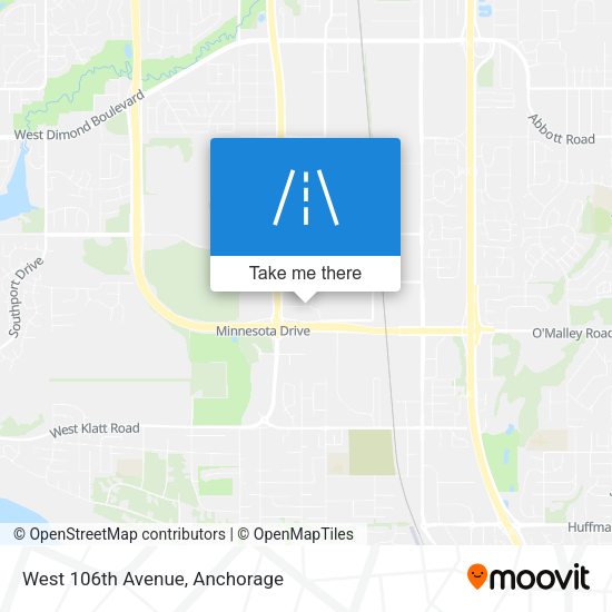 West 106th Avenue map