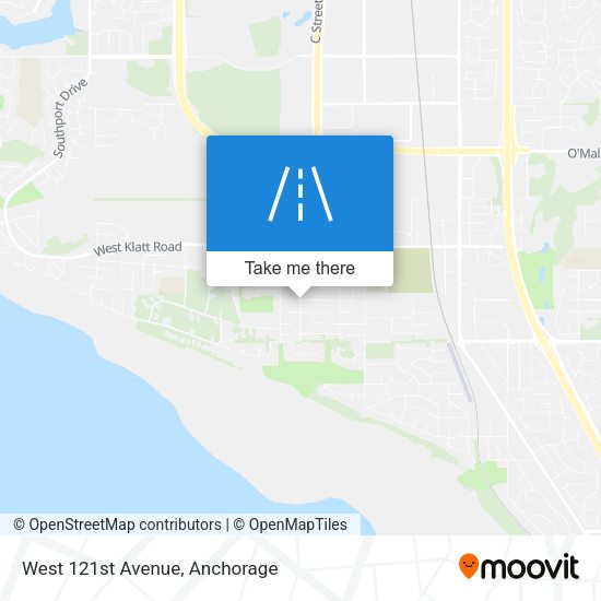 Mapa de West 121st Avenue