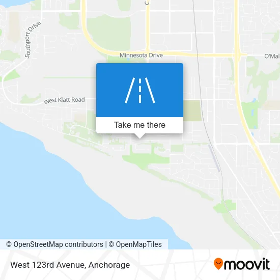 West 123rd Avenue map
