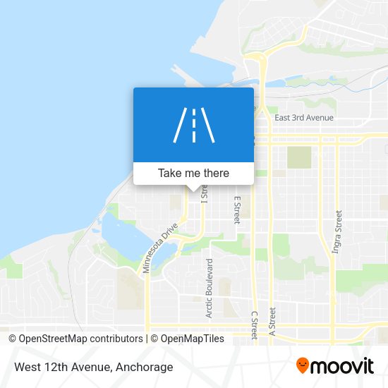 Mapa de West 12th Avenue