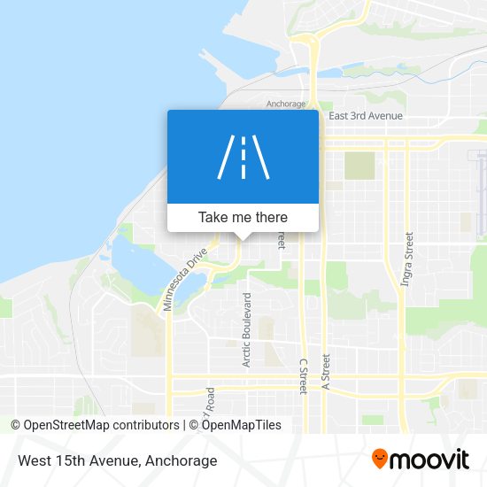 Mapa de West 15th Avenue