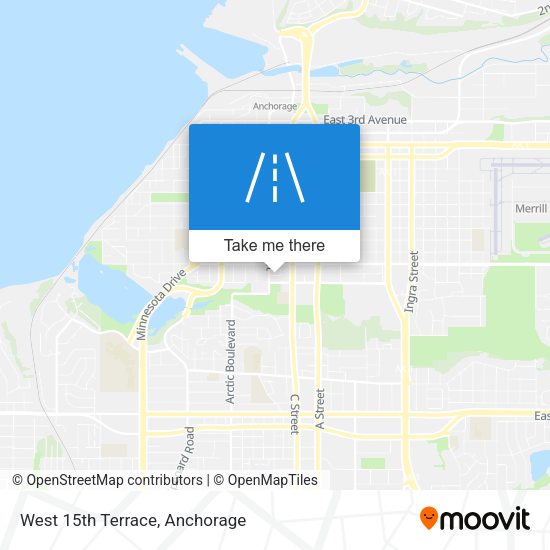 Mapa de West 15th Terrace