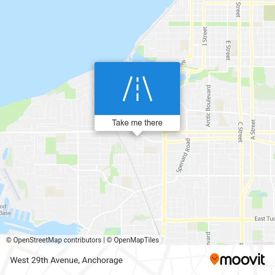 West 29th Avenue map