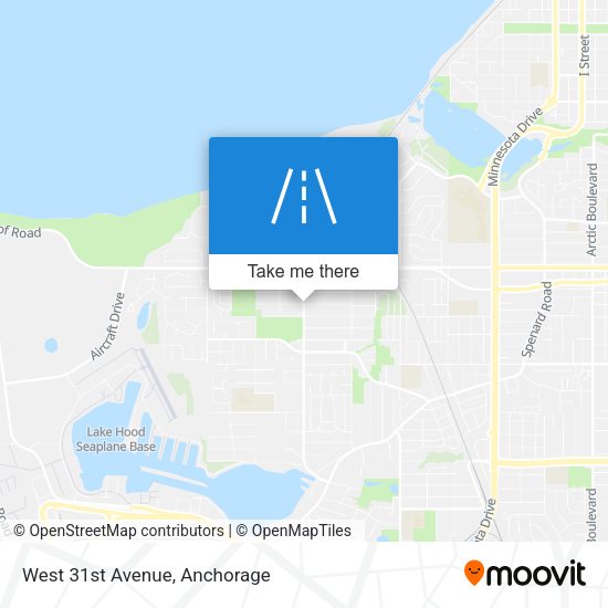 Mapa de West 31st Avenue