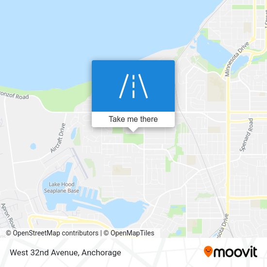 West 32nd Avenue map