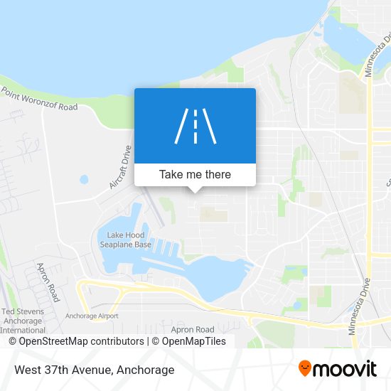 Mapa de West 37th Avenue