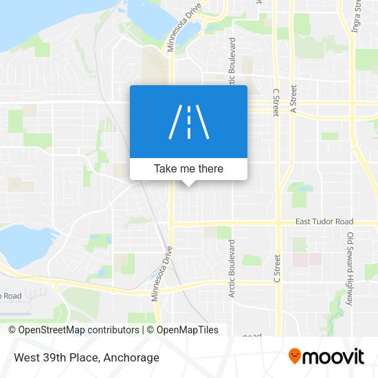 Mapa de West 39th Place