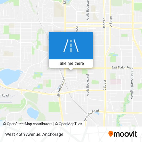 Mapa de West 45th Avenue