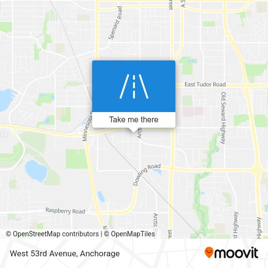 Mapa de West 53rd Avenue