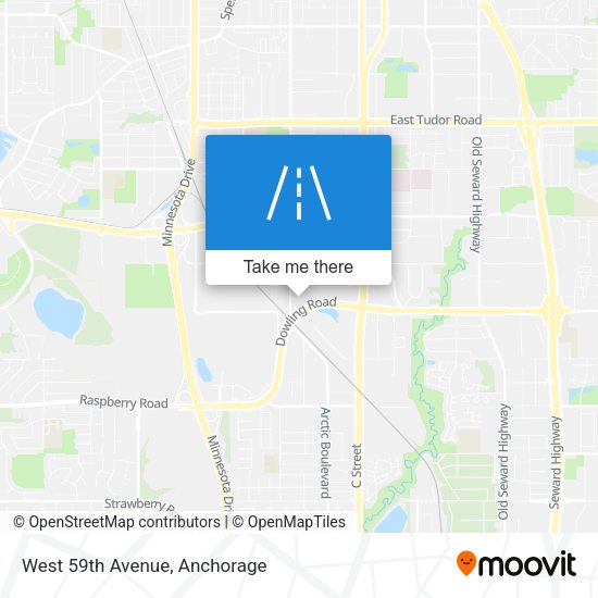 Mapa de West 59th Avenue
