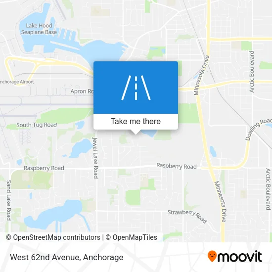 West 62nd Avenue map