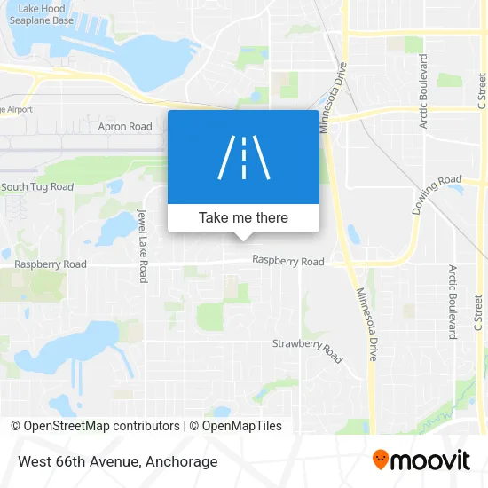 West 66th Avenue map
