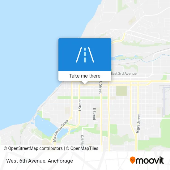 West 6th Avenue map