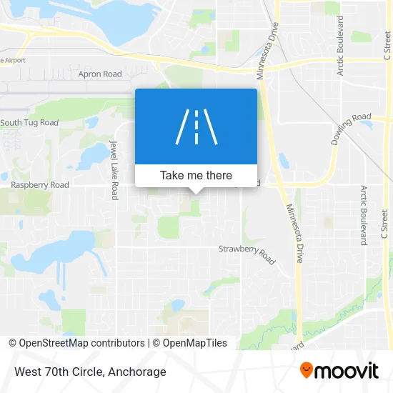 West 70th Circle map