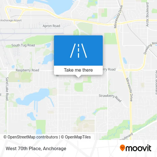 Mapa de West 70th Place