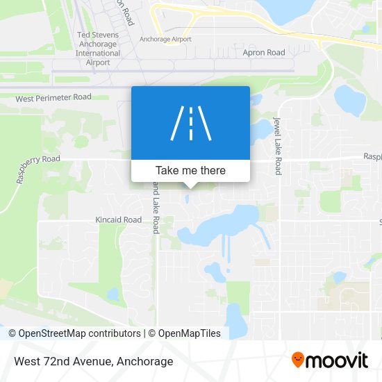 West 72nd Avenue map