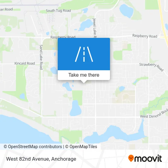 West 82nd Avenue map