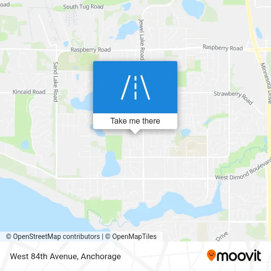 West 84th Avenue map