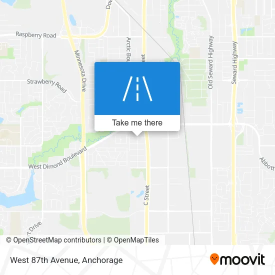 West 87th Avenue map
