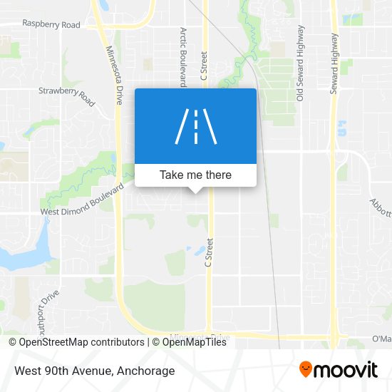 Mapa de West 90th Avenue