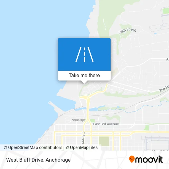 West Bluff Drive map