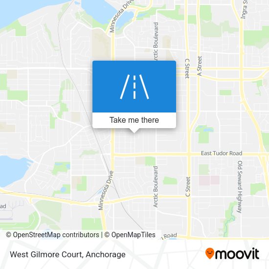 West Gilmore Court map