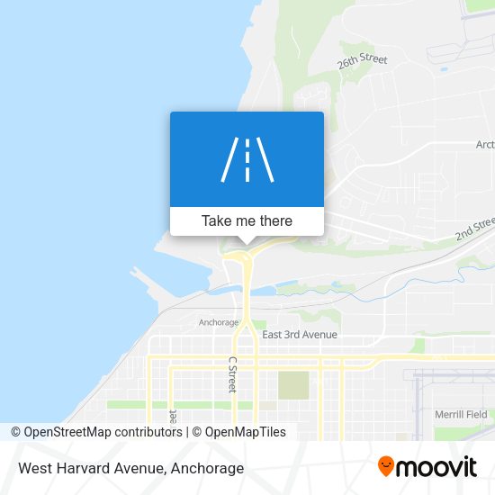 West Harvard Avenue map