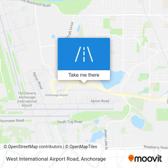 West International Airport Road map