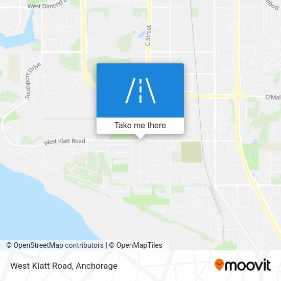 West Klatt Road map