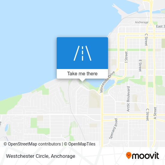 Mapa de Westchester Circle