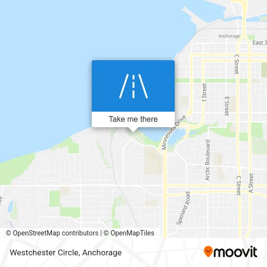 Westchester Circle map