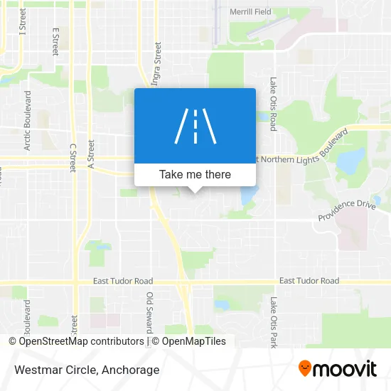 Westmar Circle map
