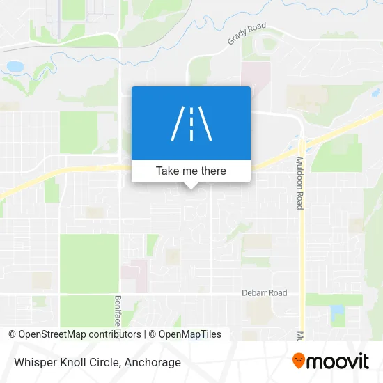 Whisper Knoll Circle map