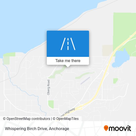 Whispering Birch Drive map