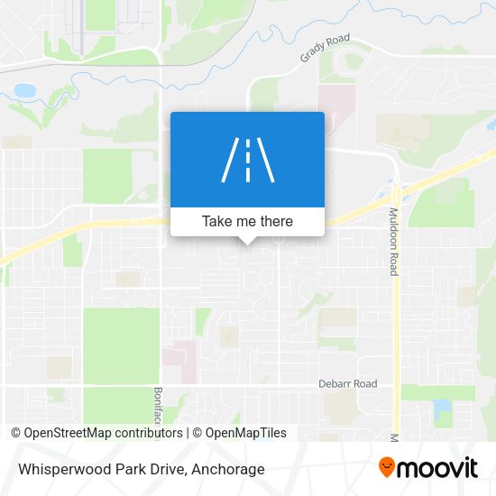 Whisperwood Park Drive map
