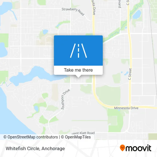 Whitefish Circle map