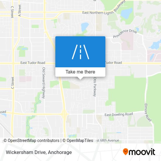 Wickersham Drive map