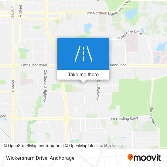 Wickersham Drive map