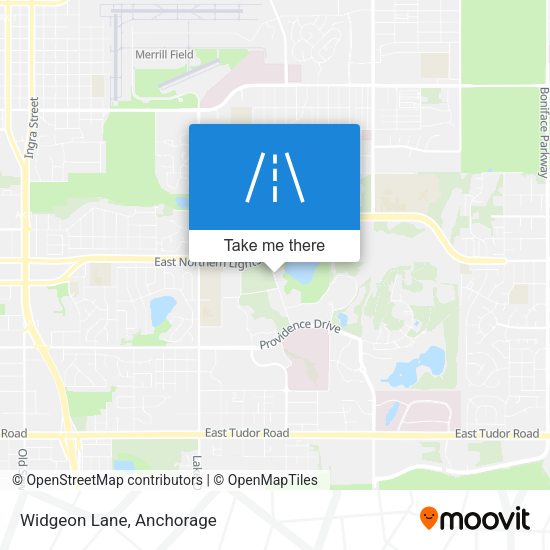 Mapa de Widgeon Lane