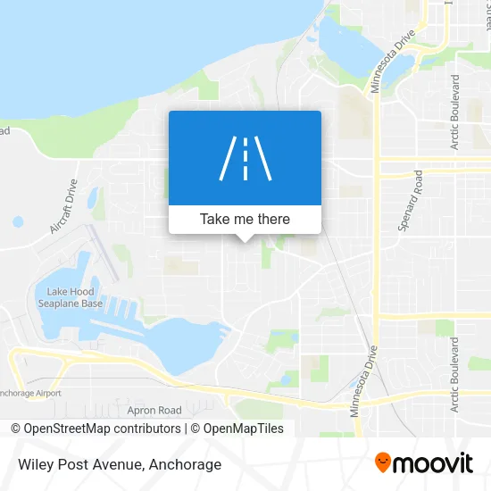 Mapa de Wiley Post Avenue