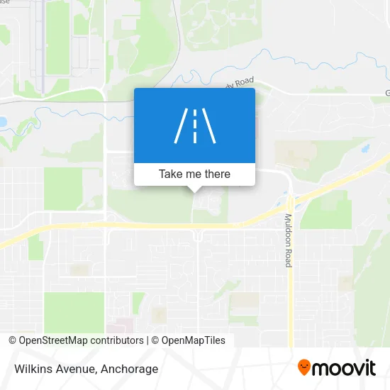 Wilkins Avenue map