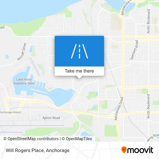Will Rogers Place map