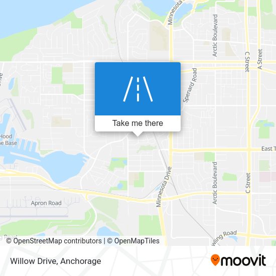 Mapa de Willow Drive
