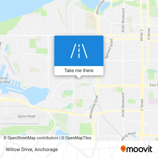 Willow Drive map