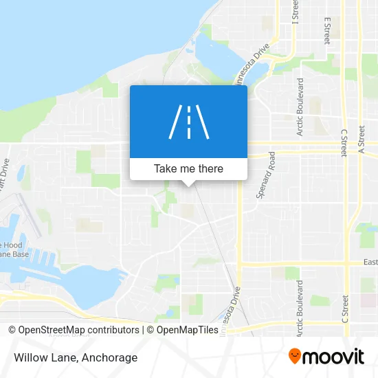 Willow Lane map