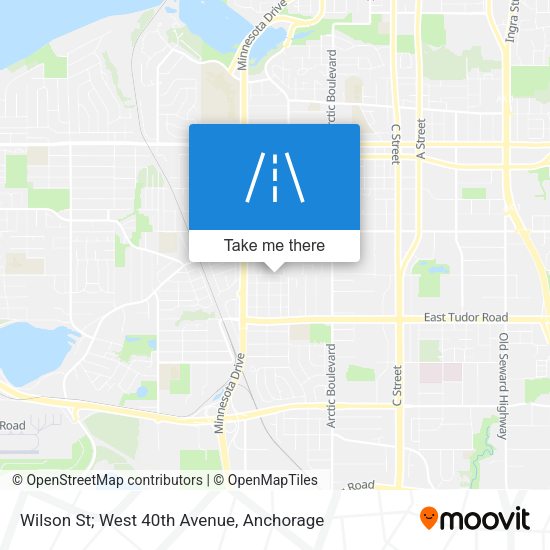 Mapa de Wilson St; West 40th Avenue