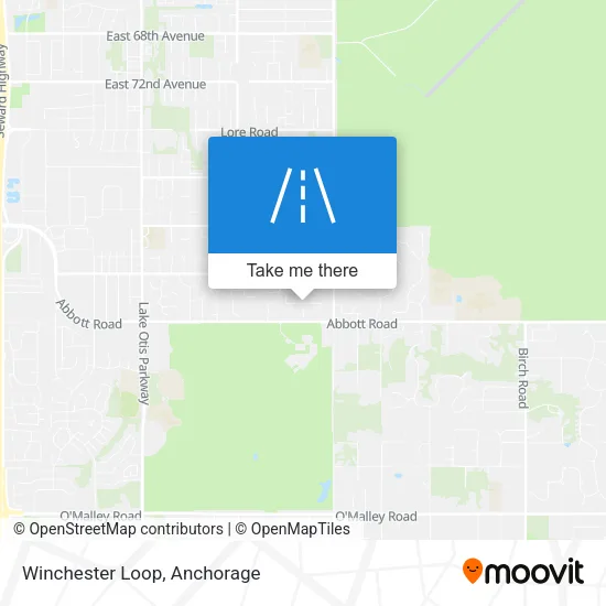 Winchester Loop map