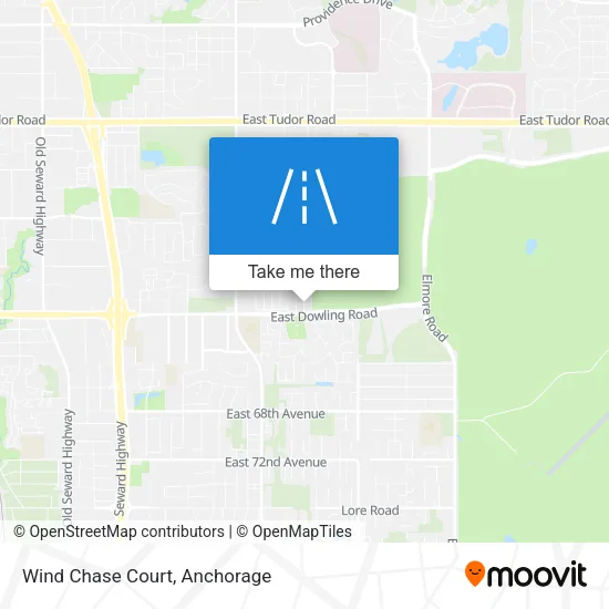 Wind Chase Court map
