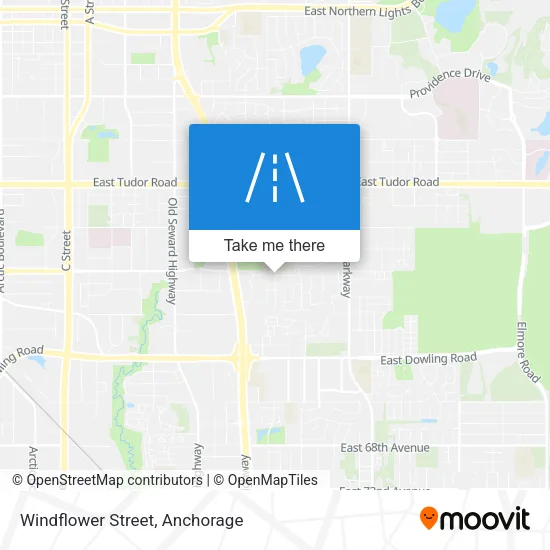 Windflower Street map